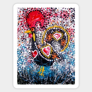 Portuguese Rooster 1 Sticker